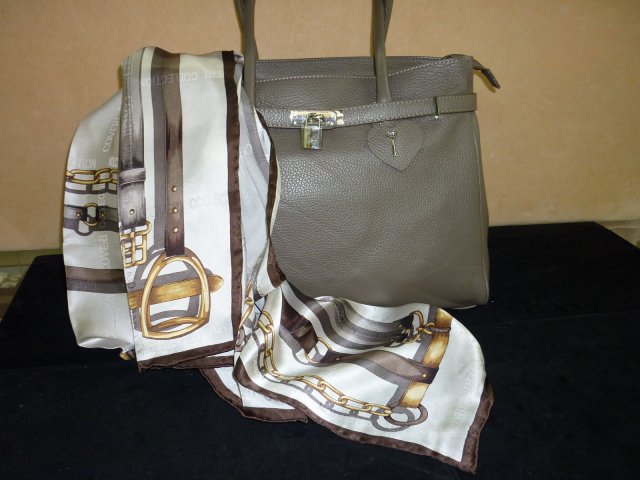 borsa con foulard